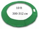 Защита на пружины для батутов 300-312 см 10 фт зеленый - изображение 2