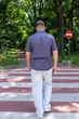 Чоловіча сорочка-вишиванка з коротким рукавом Носи своє 52/54 Графітовий (p-17829-210170) - изображение 7