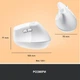 Миша бездротова Logitech Lift Vertical Ergonomic White (910-006475) - зображення 7
