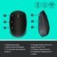 Миша бездротова Logitech M171 Grey/Black (910-004424) - зображення 3