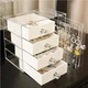 Органайзер для украшений Makeup Box XL-1831 многоуровневая шкатулка с ящиками и секциями - изображение 1