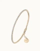 Женский браслет Burker Ava Petite Gold White Bracelet - изображение 1