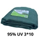 Сетка затеняющая AgroStar UV 95% 0,65х3 м полиэтилен зелёная - изображение 1