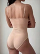 Боди моделирующий с утяжкой живота на бретельках Body Slim Бежевый 3XL - изображение 3