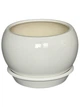Керамический горшок для цветов Bowl Mini глянец 0,4 л белый (Г05001) - изображение 2