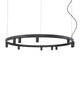 Люстра Nowodvorski 12288 Fourty Round GU10 R35+LED 11+6x10W+9W 3000K 710Lm IP20 черная - изображение 5