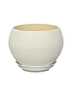 Керамический цветочный горшок Bowl Maxi шелк 4,1 л белый (Г02002) - изображение 1
