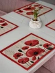 Салфетка гобеленовая Limaso CAYETANA 33x45 см Красная 75% полиэстер, 15% акрил, 10% хлопок - изображение 2