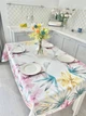 Скатерть водоотталкивающая MANTEL BOTANIA 145x200 см 75% хлопок, цветочный ассортимент - изображение 7