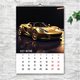 Календар А4 перекидий настінний автомобілі NEED FOR SPEED 13 листов (art. 250122a4) - зображення 4