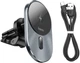 Автотримач для телефону HOCO CA91 Magic Wireless Charging Gray (6931474753465) - зображення 4