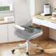 Подушка Memory Foam для сидения авто офис анатомическая копчик спина вырез антискользящая - изображение 4
