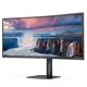 Изогнутый монитор AOC CU34V5C/BK 34" WQHD VA 100Гц 1мс HDMI DP USB-C USB-hub колонки (0721F2C1ABBA) - изображение 3