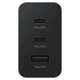 Мережевий зарядний пристрій Samsung 65W Power Adapter Trio (w/o cable) Black (EP-T6530NBEGRU) - изображение 3