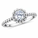 Каблучка срібна з фіанітом Silver Style 16.5 р. (10301.50 sku:2300104042813) - зображення 1
