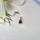 Серебряная подвеска кулон с Квадратным камнем Раухтопаз серебро 925 пробы Родированное 1690-10п 0.64г - изображение 7
