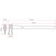 Колун 2200 г, деревянная рукоятка INTERTOOL HT-0272 - изображение 5