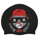 Шапочка для плавания силиконовая для взрослых MD Cool bear M057414 Черный - изображение 1