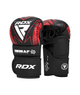Боксерські рукавиці RDX GRAPPLING GLOVES SHOOTER IMMAF-1 розмір XL, чорно-червоні - зображення 1