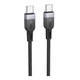 Кабель для зарядки Hoco Type-C to Lightning 3 м 27 Вт Чорний (X109) - зображення 2