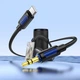 Кабель для аудіо Borofone Type-C - 3.5mm male силіконовий 1 м Чорний (BL20) - зображення 5