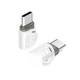 Кабель XO Micro-USB (female) - Type-C (male) 1 м Білий з ремінцем (NB256G) - зображення 1