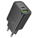Мережевий зарядний пристрій HOCO N63 Gentle charger 30W Black - зображення 1