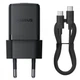 Зарядное устройство Baseus Palm Fast Charger Type-C 30 Вт с кабелем Type-C to Type-C 60 Вт 1 м Черный (P10111605113-01) - изображение 11