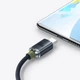 Кабель Baseus Crystal Shine Series Fast Charging Type-C 100W (2m) blue - зображення 3