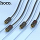 Кабель для аудіо Hoco Dual RCA 1.5 м Чорний (UPA29) - зображення 4