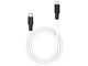 Кабель для зарядки Hoco Lightning - USB 2 м Силиконовый черно-белый (X21 Plus) - изображение 4