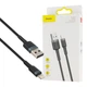 Кабель для заряджання Baseus USB - Lightning 2 м 1.5A Сірий+Чорний (CALKLF-CG1) - зображення 4