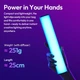 Лампа Ulanzi B15RGB 15W Tube Light LED 250x43x42,2 мм ABS Чёрная - изображение 12