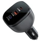 Автомобильное зарядное устройство ACEFAST B14 165W 2xUSB-C 1xUSB-A цинковый черный - изображение 3