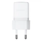 Сетевое зарядное устройство Baseus Palm Fast Charger 20W USB-C 1м Лунный белый - изображение 1