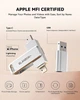 Флешка BLANBOK+ 256GB для iPhone / Android / ПК, Lightning + Type-C + USB, швидкісна USB Flash накопичувач - зображення 2