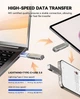 Флешка BLANBOK+ 256GB для iPhone / Android / ПК, Lightning + Type-C + USB, швидкісна USB Flash накопичувач - зображення 5