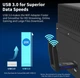 Wi-Fi адаптер USB 3.0 6B17 AC1300 с двумя антеннами, 2.4/5 ГГц, до 1300 Мбит/с для ПК и ноутбука - изображение 3
