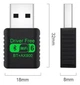 Зовнішній дводіапазонний USB адаптер Wi-Fi 2.4/5.8GHz + Bluetooth 5.4 Wi-Fi6 900 Mbps (88035) - зображення 4