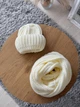Хомут восьмерка крупная вязкая одинарная с 2 отворотом One Size Черный (Хомут Джинжер) - изображение 13