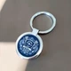 Металлический брелок Opel - Брелок для ключей автомобиля Опель - Chaban Souvenir - Автомобильный брелок/ Подарок автомобилисту, круглый (цвет металлик) ZSM_25 - изображение 4