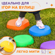 Балансувальні камені для дітей 5 шт Not Only Toys набір для розвитку рівноваги та координації рухів активна гра фдома та на вулиці - зображення 4