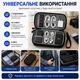 Двошаровий органайзер для кабелів та електроніки 19×11×6 см чорний - зображення 7