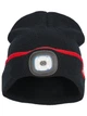 Шапка знімним ліхтариком Lucky John DROP LED акрилова XL чорна - зображення 2