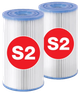 Набір фільтрів для насосу Intex Pure Spa Type S2 2 шт 29012 (6941057428888) - зображення 1