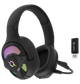 Słuchawki gamingowe AQIRYS ARA Dual Mode: Wireless 2.4GHz Bluetooth Wired black (AQRYS_ARABK) - obraz 1