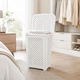 Кошик для білизни з кришкою, з ручками, пластиковий 54 л, Білий (121-WHITE) - зображення 4