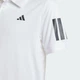 Детская футболка-поло Club Tennis 3-Stripes Kids adidas JI9262 (116) белый (4067905873241) - изображение 3
