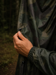 Дощовик-пончо 3в1 Woodland тактичний плащ-намет від дощу, накидка камуфляжна, тент військовий, туристичний універсальний - зображення 8