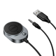 FM-трансмиттер Hoco AUX Bluetooth 5.4 3.5 мм кабель 150 см серебро для подключения смартфона к авто - изображение 3